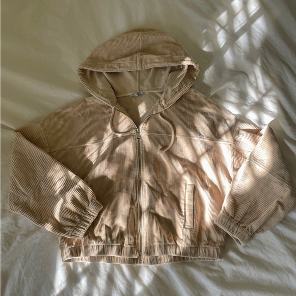 SOLD Naked Zebra Corduroy Beige Jacket - Picture 1 of 4